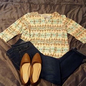 Alfred Dunner 3/4 Sleeve